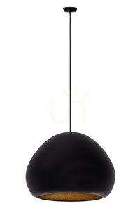 Lampă suspendată Sigma LAVA 1xE27 negru, auriu 52 cm 41077 small 0