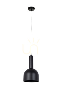 Lampă suspendată Sigma VITRUM 1xE27 negru 17 cm 41107 small 1