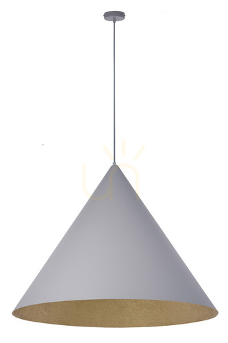 Verifica Lampă suspendată Sigma VESUVIO 1xE27 gri-auriu 77 cm SKU 41049