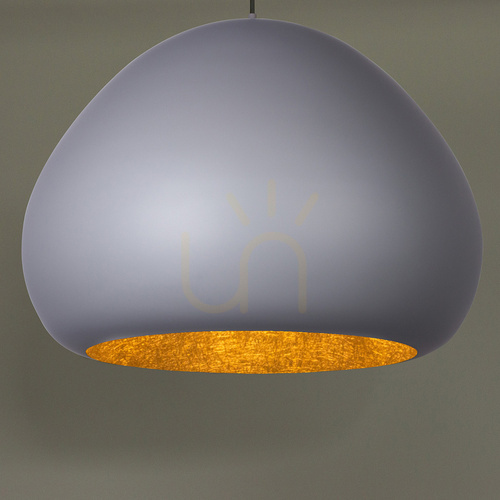 Verifica Lampă suspendată Sigma LAVA gri auriu 52 cm E27 SKU 41078