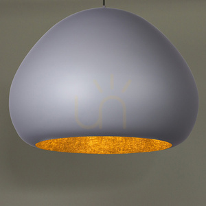 Lampă suspendată Sigma LAVA gri auriu 52 cm E27 SKU 41078 small 1