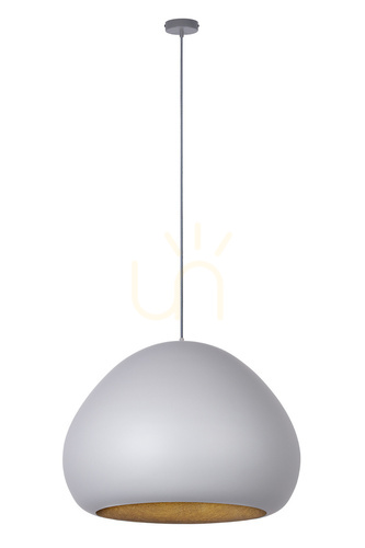Verifica Lampă suspendată Sigma LAVA gri auriu 52 cm E27 SKU 41078