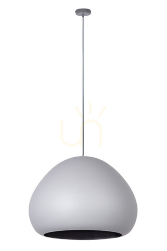Verifica Lampă suspendată Sigma LAVA 1xE27 gri negru, Ø52 cm, SKU 41079
