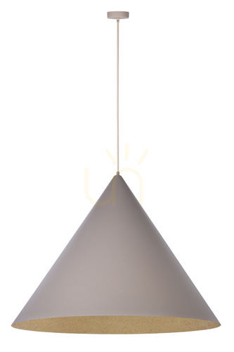 Verifica Lampă suspendată Sigma VESUVIO taupe auriu 1xE27 77 cm SKU 41059