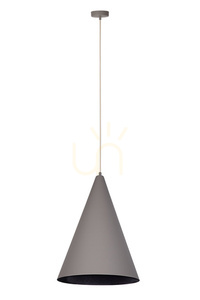 Lampă suspendată Sigma VESUVIO 1xE27 negru taupe 35 cm SKU 41061 small 0