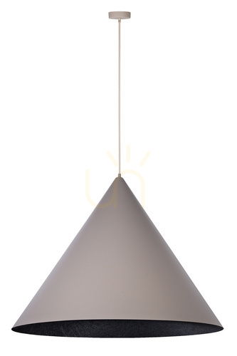 Verifica Lampă suspendată Sigma VESUVIO 1xE27 negru taupe 77 cm SKU 41064