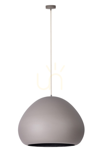 Verifica Lampă suspendată Sigma LAVA 1xE27 negru taupe 52 cm SKU 41081