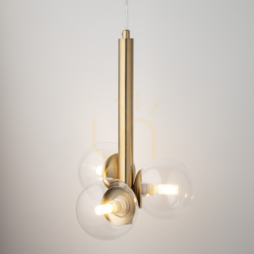 Verifica Lampă suspendată Sigma PERLA LUX 3xG9 aurie 40855