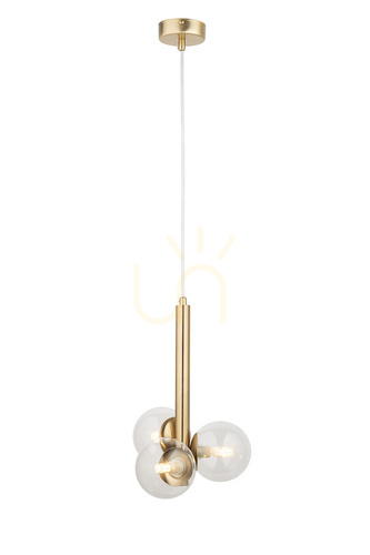 Verifica Lampă suspendată Sigma PERLA LUX 3xG9 aurie 40855