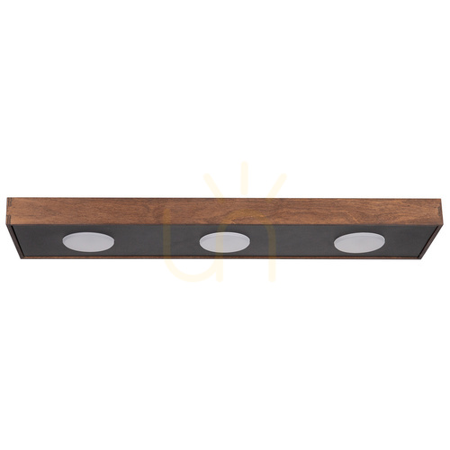 Verifica Plafonieră Sigma Dalia 3xGX53 negru maro 61 cm 41003