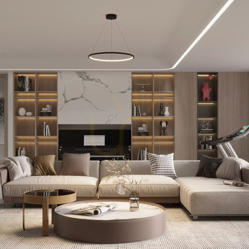 Verifica Ringa LED lampă suspendată negru PL0150-BK