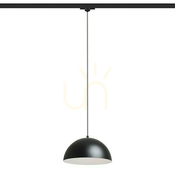 Vedere Gladys 30 la 3 faze lampă suspendată. Negru/alb 230 V Led E27 15 W șine. Gladys 30 la 3 faze lampă suspendată. Negru/alb 230 V Led E27 15 W șine.