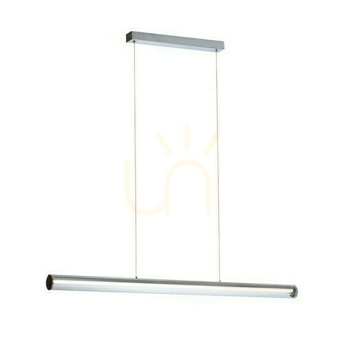 Verifica Rivier Led Lampă suspendată I Crom/Acrilic Transparent 230 V 24 W 3000 K