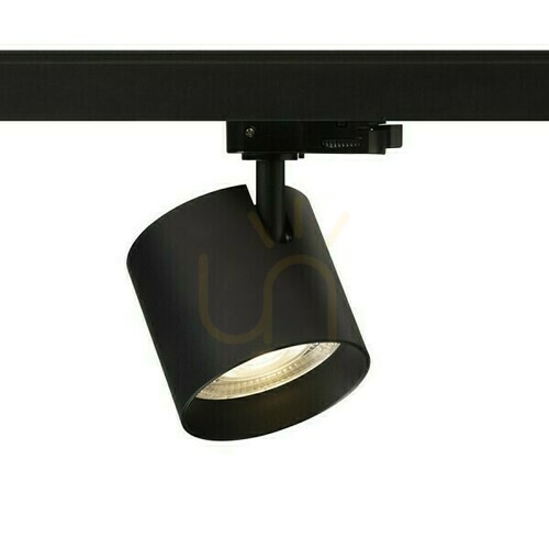 Verifica Iris 9 la reflector cu 3 faze. Rails negru 230 V Led 12 W 24° 3000 K