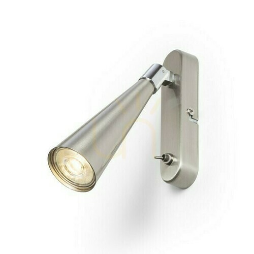 Verifica Lampă de perete Alexis lampă de perete Nickel Mat 230 V Led Gu10 5 W.