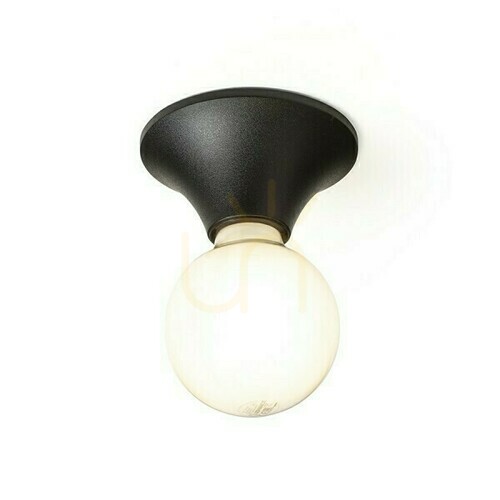 Verifica Baie Băiat plafon lampă din plastic negru 230 V Led E27 11 W Ip44