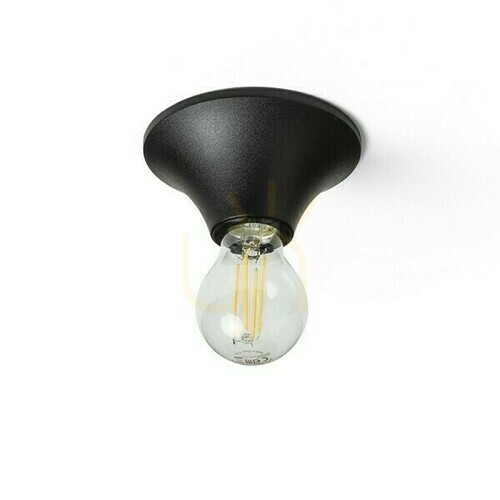 Verifica Baie Băiat plafon lampă din plastic negru 230 V Led E27 11 W Ip44