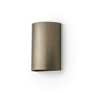 Aplică Rendl CAPRI R sus/jos, bronz periat, 2x GU10 max. 9 W small 5