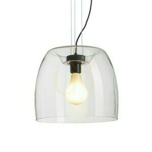 Lampă suspendată Rendl ORLANDO 35 R14395 – sticlă transparentă, negru, E27 small 1