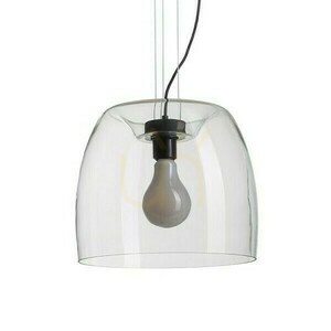 Lampă suspendată Rendl ORLANDO 35 R14395 – sticlă transparentă, negru, E27 small 3