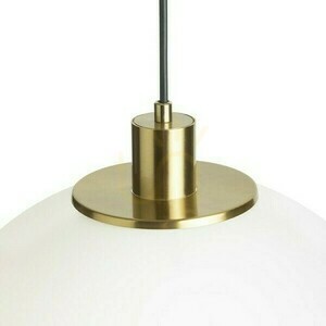 Lampă suspendată Rendl BOULDER 30 din sticlă opală și alamă periată, E27, R14394 small 3