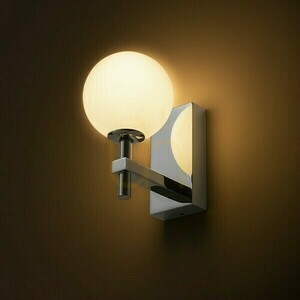Aplică Peggy crom/ sticlă opală 230 V Led G9 6 W Ip44 small 2