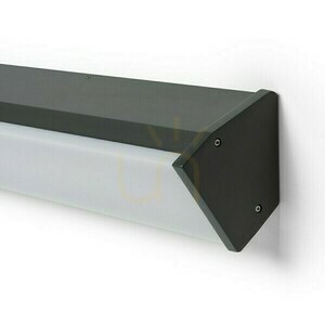 Santos 90 lampă de perete pentru exterior Antracit 230 V Led 50 W Ip65 3000 K small 1