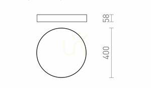 Rendl LARISA R 40 3CCT plafonieră LED albă 50 W 40 cm small 2