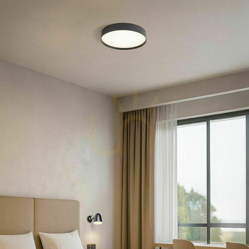 Verifica Plafonieră LED Rendl SOLIS 40 DIMM neagră 50 W 3000 K R14344