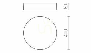 Plafonieră LED Rendl SOLIS 40 DIMM neagră 50 W 3000 K R14344 small 4