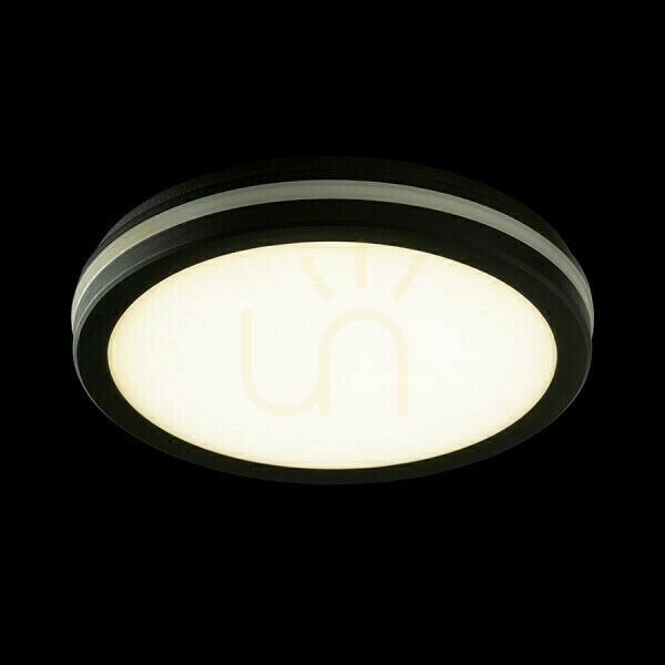 previzualizare Plafonds În aer liber Sono 30 Montat pe suprafață din plastic negru 230 V Led W Ip65 3000 K 4000 6000 Plafonds În aer liber Sono 30 Montat pe suprafață din plastic negru 230 V Led W Ip65 3000 K 4000 6000