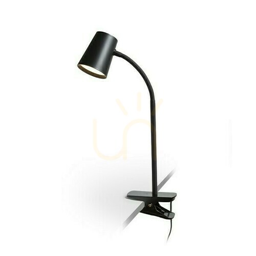 Verifica Verina Dimm Clip-on Lampă de birou negru 230 V Led 4,5 W 100° 3000 K