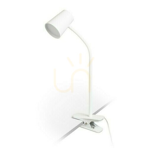 Verifica Verina Dimm Clip-on Lampă de birou Alb 230 V Led 4,5 W 100° 3000 K