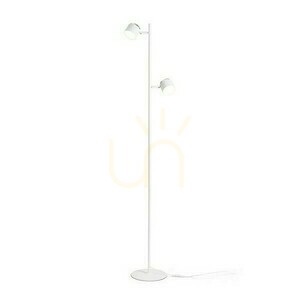 Nova Ii Lampă de podea albă crom/acrilic lapte 230 V Led 2x3.5 W 3000 K 0 Nova Ii Lampă de podea albă crom/acrilic lapte 230 V Led 2x3.5 W 3000 K small 0