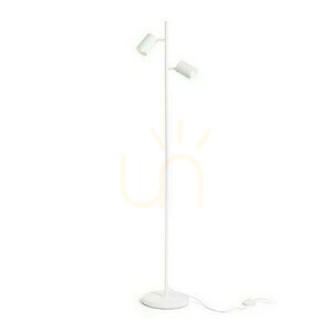 Flynn Ii Floor Standing Lamp Alb 230 V Led Gu10 2x9 W. small 5