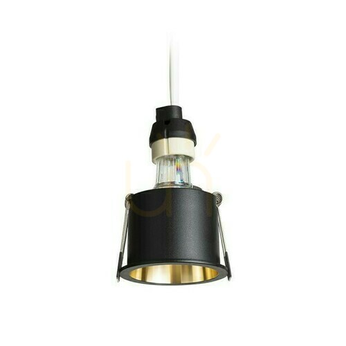 Verifica Orco Corp de iluminat încastrat negru / auriu 230 V Led Gu10 9 W.