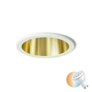 Corp de iluminat încastrat Rendl ORCO R14257 alb/auriu GU10 6,8 cm small 0