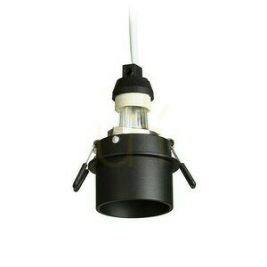 Orta plafoniere încastrate negru 230 V Led Gu10 9 W. small 2