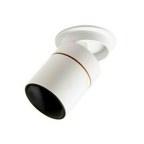 Verifica Augusta Lentile de plafon încastrate alb/negru 230 V Led 12 W 36° 3000 K