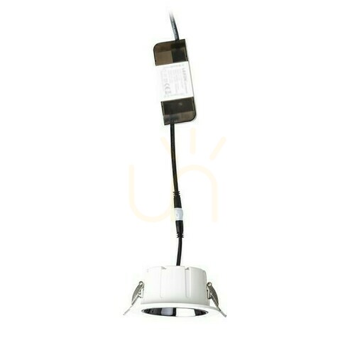 Verifica Ansel Corp de iluminat încastrat alb negru crom 230 V Led 12 W 60° 3000 K