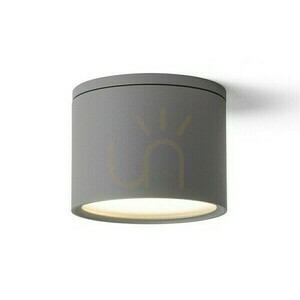 Plafonds În aer liber Sky Montat pe suprafață Lumină gri 230 V Gx53 7 W Ip65 small 0