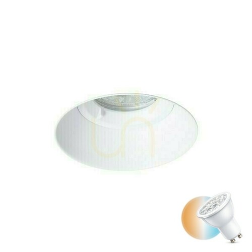 Verifica IPSO R IP65 plafonieră - alb, încastrată, LED GU10 9W pentru baie