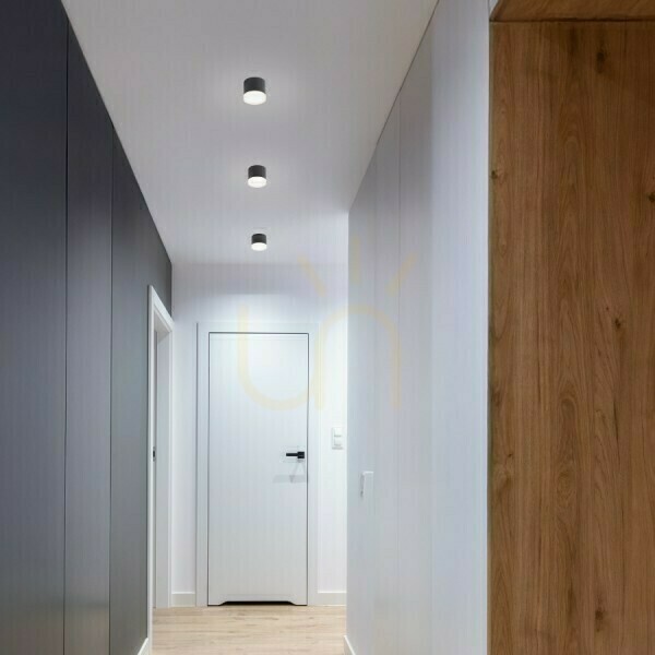 Afişa Downlight Mema Plafon Negru Satin Acrilic 230 V Led Gx53 7 W. Downlight Mema Plafon Negru Satin Acrilic 230 V Led Gx53 7 W.