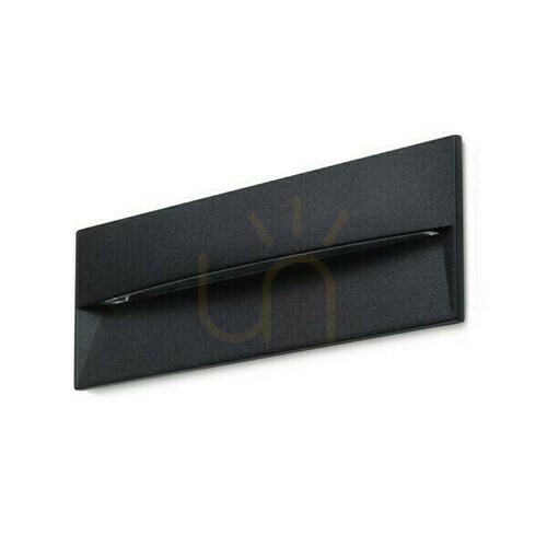Verifica Corp de iluminat exterior încastrat Rep 18 Black 230 V Led 6 W 90° Ip65 3000 K