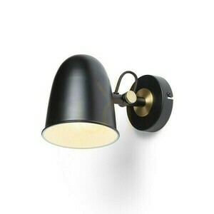 Danny lampă de perete montată la suprafață alamă neagră 230 V Led E14 5 W. small 1