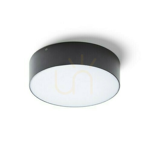 Verifica În aer liber Plafonds Larisa Out 22 suprafață montat negru 230 V Led 20 W Ip65 3000 K 4000 5700