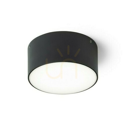 Verifica În aer liber Plafonds Larisa Out 12 suprafață montat negru 230 V Led 10 W Ip65 3000 K 4000 5700