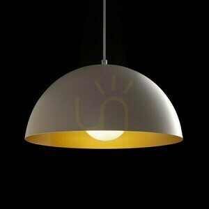 Gladys 40 Alb / Aur lampă pandantiv 230 V Led E27 30 W. small 3