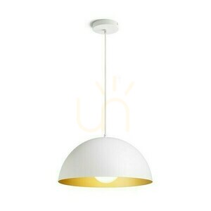 Gladys 40 Alb / Aur lampă pandantiv 230 V Led E27 30 W. small 0