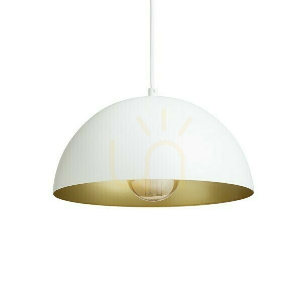 previzualizare Gladys 30 Alb / Aur lampă pandantiv 230 V Led E27 15 W. Gladys 30 Alb / Aur lampă pandantiv 230 V Led E27 15 W.